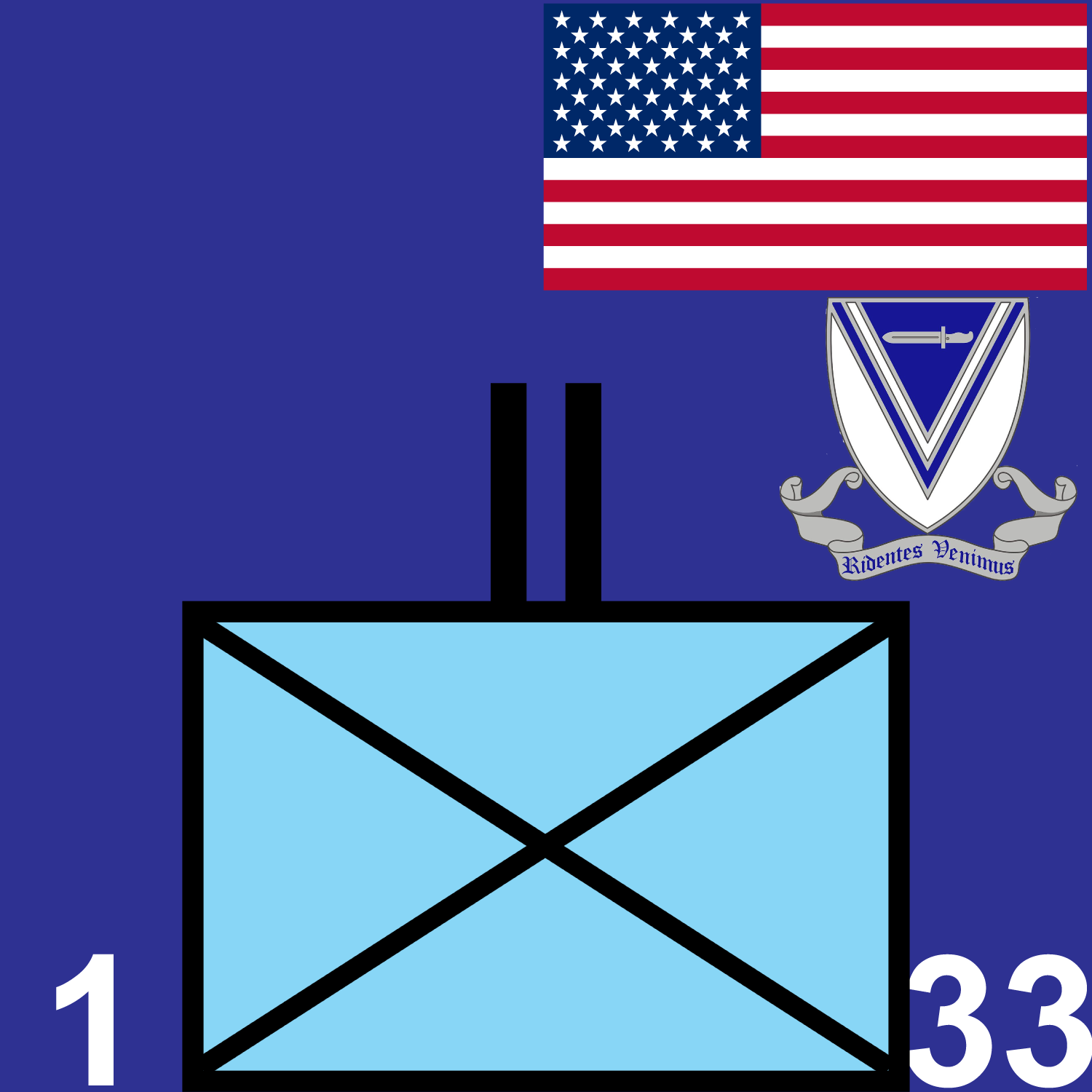 1st Battalion, 33rd Infantry Regiment icon